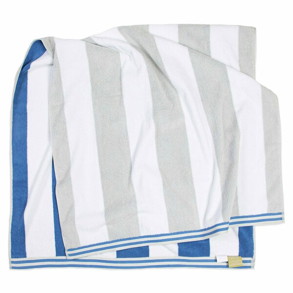 Monarch Brands Aston & Arden Reversible Beach Towel - Grey/Blue PNP-REV-CABANA-LG/CF